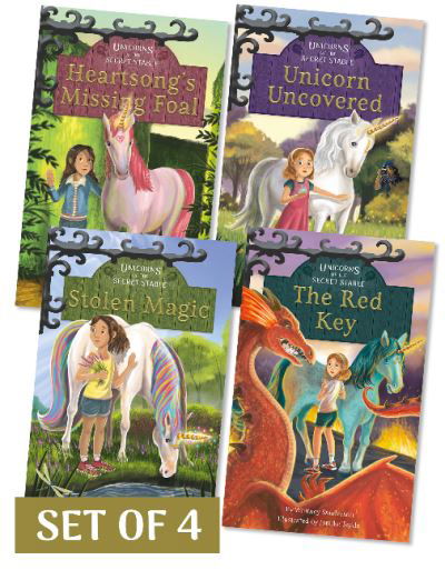 Cover for Whitney Sanderson · Unicorns of the Secret Stable (Set of 4) (Inbunden Bok) (2020)