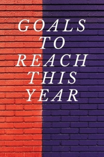 Cover for Code Master · Goals to reach this year notebook (Paperback Book) (2020)