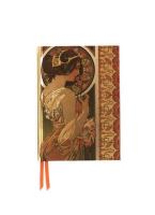 Cover for Mucha: Cowslip and Documents Decoratifs (Foiled Journal) - Flame Tree Notebooks (Stationery) (2014)