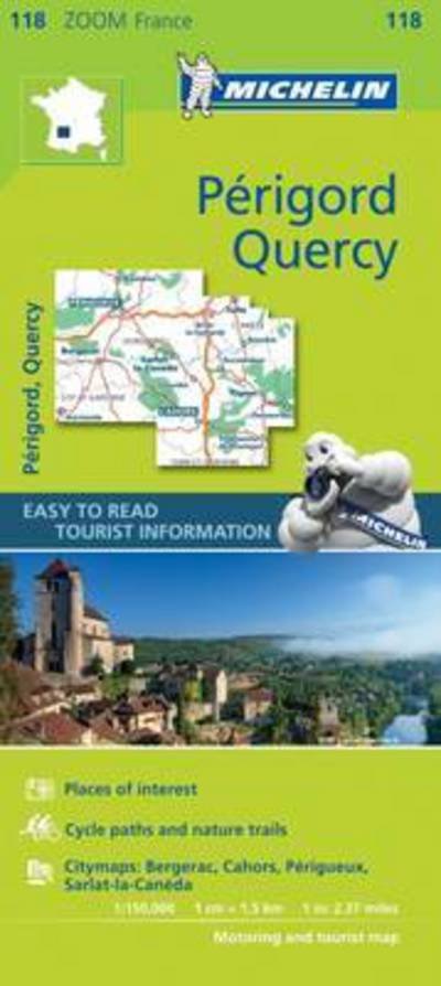 Quercy Périgord, Michelin Zoom 118 - Michelin - Books - Michelin Editions des Voyages - 9782067217874 - March 1, 2017