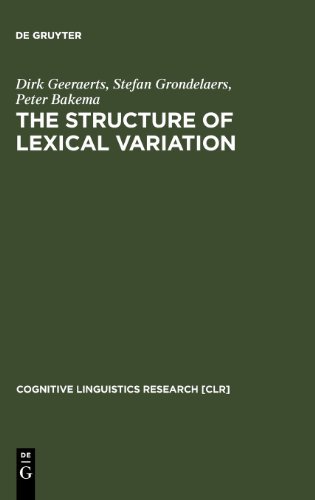 Cover for D. Geeraerts · Structure of Lexical Var. (Bok) (1994)