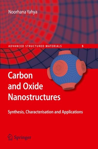 Cover for Noorhana Yahya · Carbon and Oxide Nanostructures: Synthesis, Characterisation and Applications - Advanced Structured Materials (Paperback Book) [2011 edition] (2013)