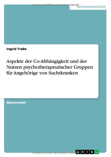 Cover for Trabe · Aspekte der Co-Abhängigkeit und d (Book) [German edition] (2013)