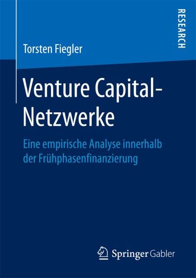 Cover for Fiegler · Venture Capital-Netzwerke (Book) (2016)