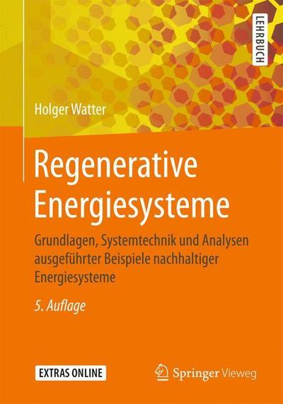 Cover for Watter · Regenerative Energiesysteme (Book) (2019)