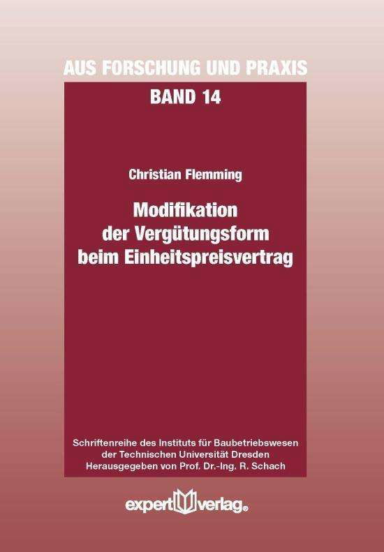 Cover for Flemming · Modifikation der Vergütungsfor (Book)