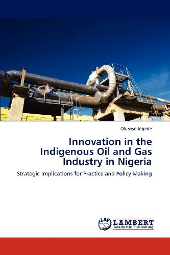 Cover for Oluseye Jegede · Innovation in the Indigenous Oil and Gas Industry in Nigeria: Strategic Implications for Practice and Policy Making (Paperback Book) (2012)
