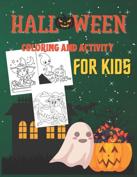 Cover for Magic Prees · Halloween Coloring And Activity Book for Kids (Paperback Book) (2020)