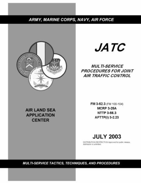 Cover for U S Army · FM 3-52.3 Multi-Service Procedures for Joint Air Traffic Control (Paperback Book) (2021)
