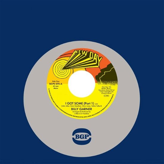 Cover for Billy Garner · I Got Some (part 1 / Part 2) (LP) (2023)