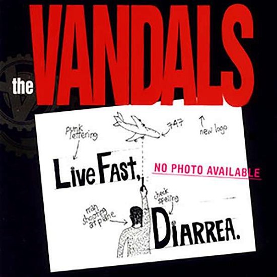 Cover for The Vandals · Live Fast Diarrhea (25th Anniversary Edt) ( Brown Splatter Colored Lp) (LP) (2020)