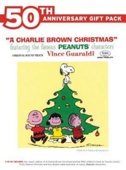 Cover for Vince Guaraldi Trio · A Charlie Brown Christmas (50th Anniversary Gift Pack) (CD/BUCH) (2016)