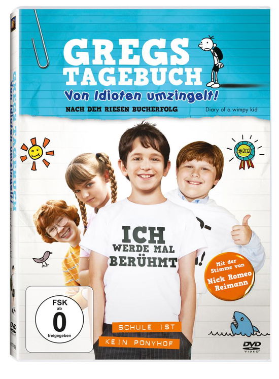 Cover for Zachary Gordon, Robert Capron, Rachael Harris Jeff Kinney · Gregs Tagebuch - Von Idioten Umzingelt! (DVD) (2011)