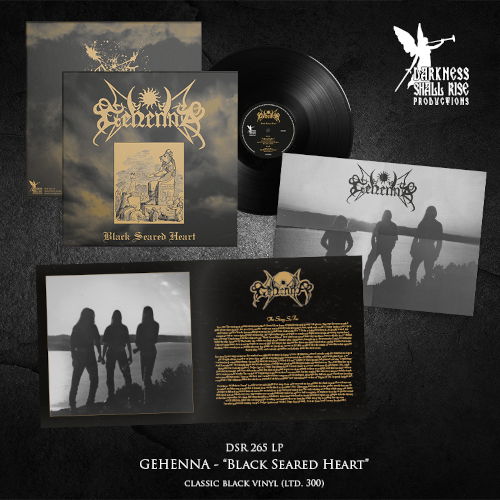 Cover for Gehenna · Black Seared Heart (Black Vinyl) (LP) (2024)