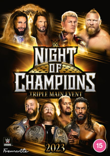 Cover for Wwe Night of Champions 2023 · Wwe: Night Of Champions 2023 (DVD) (2023)