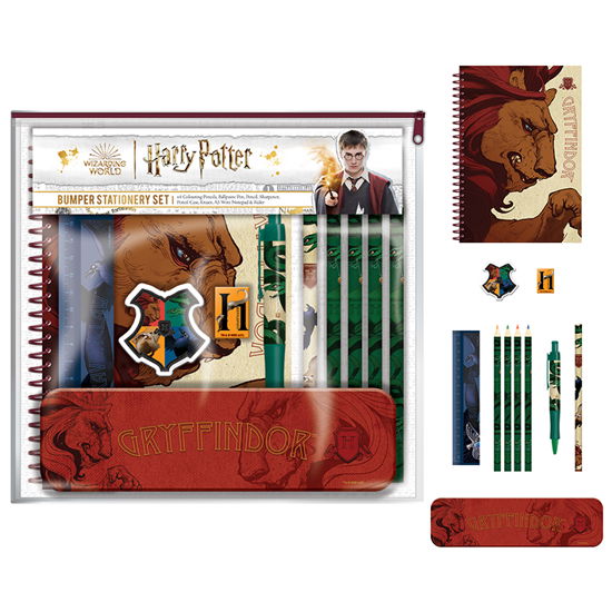 Harry Potter: Intricate Houses Bumper Stationery Set (Set Cancelleria) - Pyramid International - Produtos -  - 5051265738875 - 