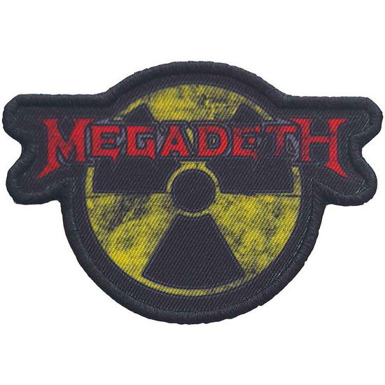 Megadeth Standard Printed Patch: Hazard Logo - Megadeth - Marchandise -  - 5056561040875 - 