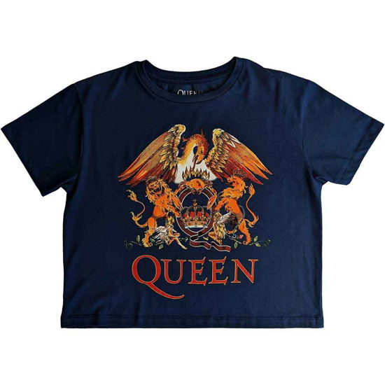 Queen Ladies Crop Top: Classic Crest - Queen - Koopwaar -  - 5056561079875 - 