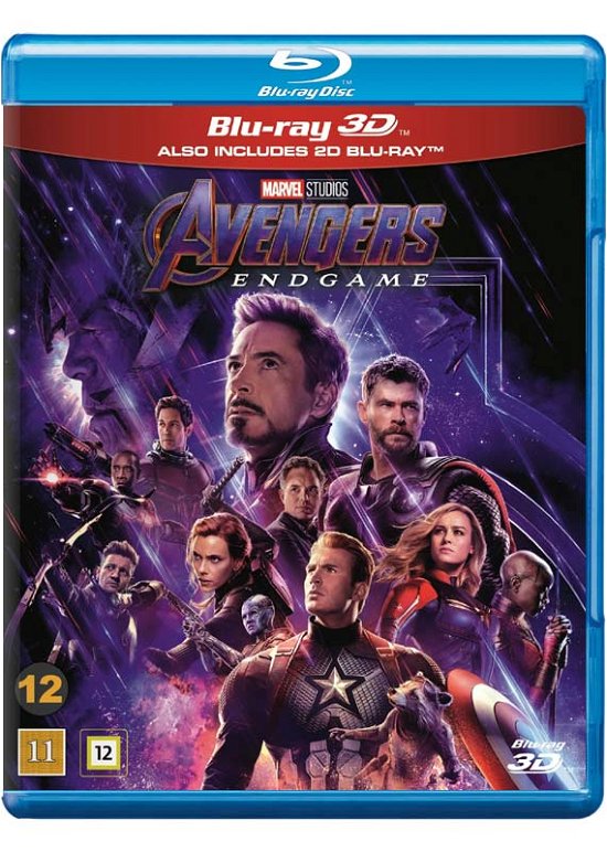Avengers: Endgame 3D - Avengers: Endgame - 3D - Elokuva -  - 8717418547875 - torstai 5. syyskuuta 2019