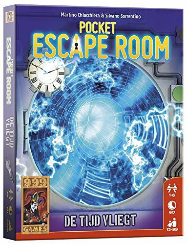 Cover for 999Games · Pocket Escape Room: De Tijd vliegt (Toys)