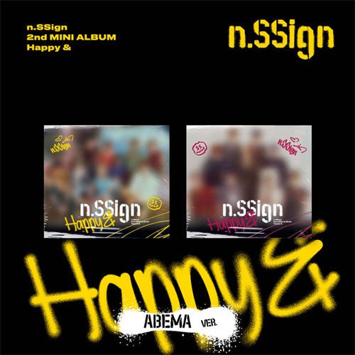 Cover for N.ssign · Happy &amp; (CD/Merch) [Random edition] [Abema #1 Version] (2024)