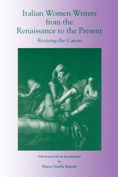 Cover for Maria Ornella Marotti · Italian Women Writers from the Renaissance to the Present: Revising the Canon (Paperback Book) (1996)