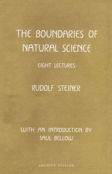 Cover for Rudolf Steiner · The Boundaries of Natural Science (Taschenbuch) (1987)