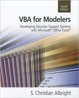 Cover for Albright, S. (Indiana University, School of Business (Emeritus)) · VBA for Modelers: Developing Decision Support Systems (with Microsoft (R) Office Excel (R) Printed Access Card) (Book) (2011)