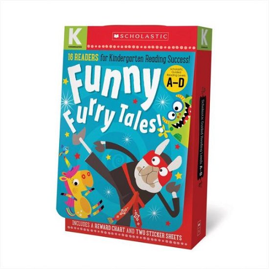 Funny Furry Tales A-D Kindergarten Reader Box Set: Scholastic Early Learners (Guided Reader) - Scholastic Early Learners - Scholastic - Bøker - Scholastic Inc. - 9781338360875 - 28. mai 2019