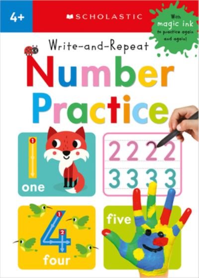 Cover for Scholastic · Write-And-Repeat Number Practice (Book) (2024)