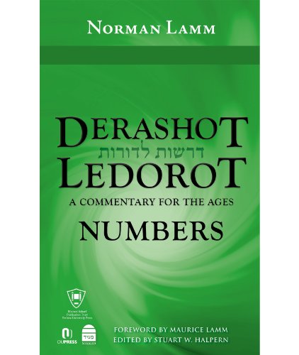 Cover for Norman Lamm · Derashot Ledorot: Numbers (Gebundenes Buch) (2014)