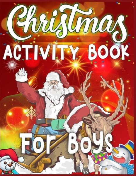 Cover for Sk Publishing · Christmas Activity Book For Boys (Paperback Bog) (2019)