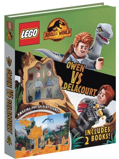 LEGO® Jurassic World™: Owen vs Delacourt (Includes Owen and Delacourt LEGO® minifigures, pop-up play scenes and 2 books) - LEGO® Minifigure Activity - Lego® - Bøker - Michael O'Mara Books Ltd - 9781780558875 - 13. oktober 2022