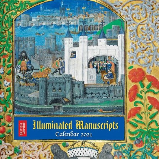 British Library - Illuminated Manuscripts Wall Calendar 2021 (Art Calendar) -  - Produtos - Flame Tree Publishing - 9781787559875 - 8 de setembro de 2020