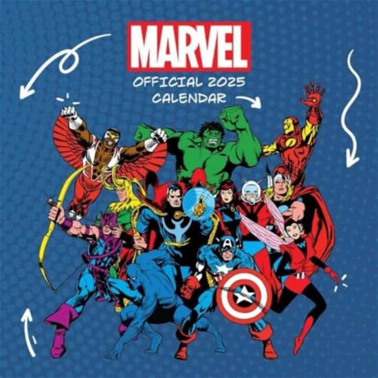 Cover for Marvel Comics Square Calendar 2025 (Calendar) (2024)