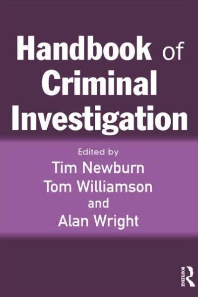 Cover for Tim Newburn · Handbook of Criminal Investigation (Taschenbuch) (2007)