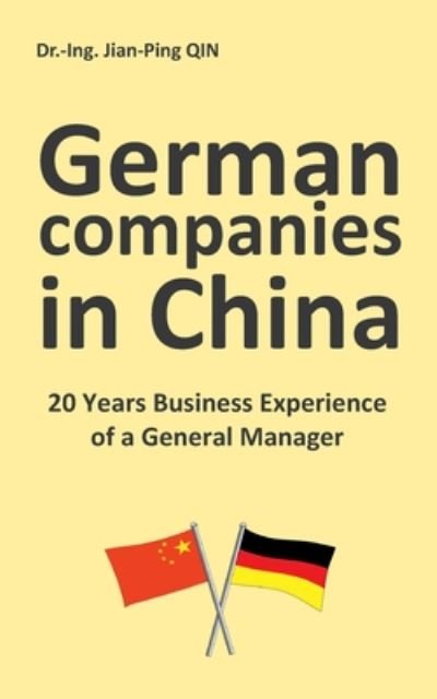 Cover for Qin · German Companies in China (Book) (2020)