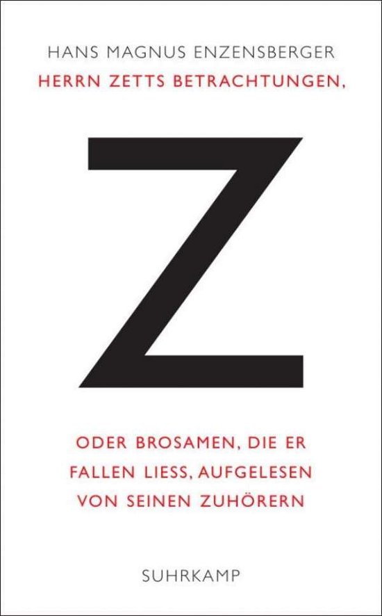 Cover for Enzensberger · Herrn Zetts Betrachtungen (Bog)