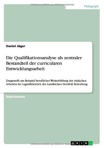 Cover for Jäger · Die Qualifikationsanalyse als zen (Book) [German edition] (2013)