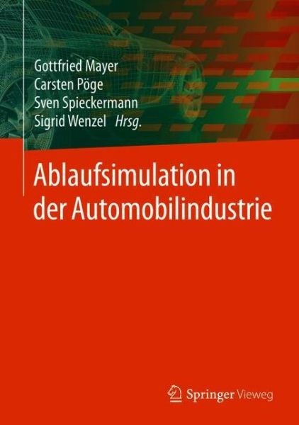 Cover for Ablaufsimulation in der Automobilindustrie (Book) (2020)