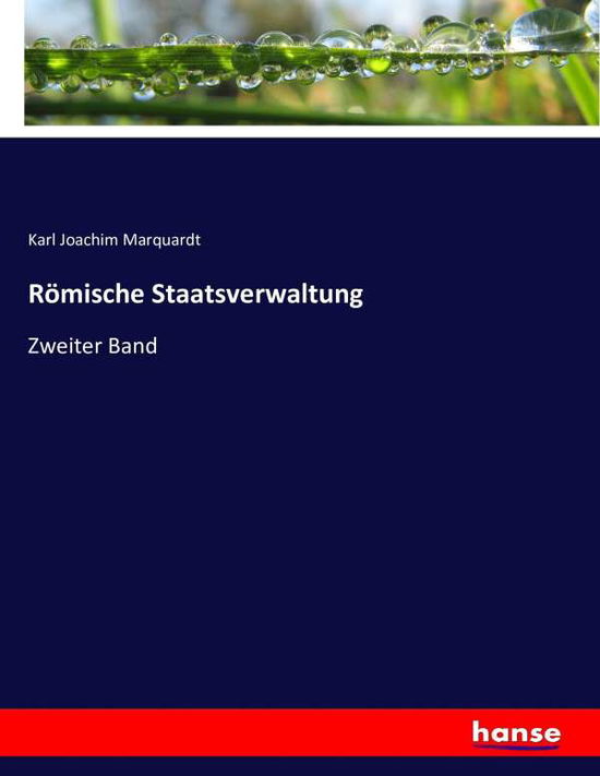 Cover for Marquardt · Römische Staatsverwaltung (Book) (2016)