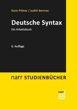 Cover for Pittner · Deutsche Syntax (Book)