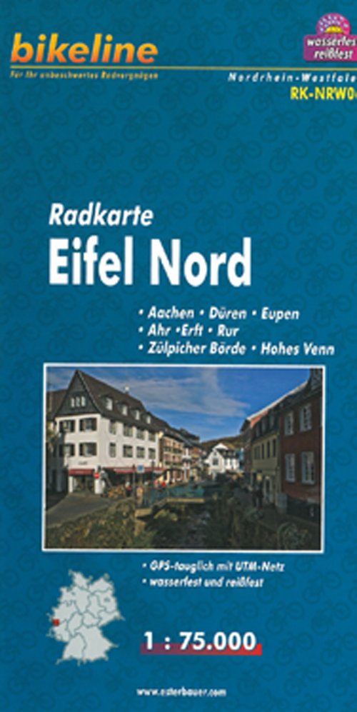 Cover for Esterbauer · Eifel Nord, Bikeline Radkarte (Print) [3º edição] (2019)
