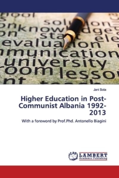 Cover for Sota · Higher Education in Post-Communist (Buch) (2019)