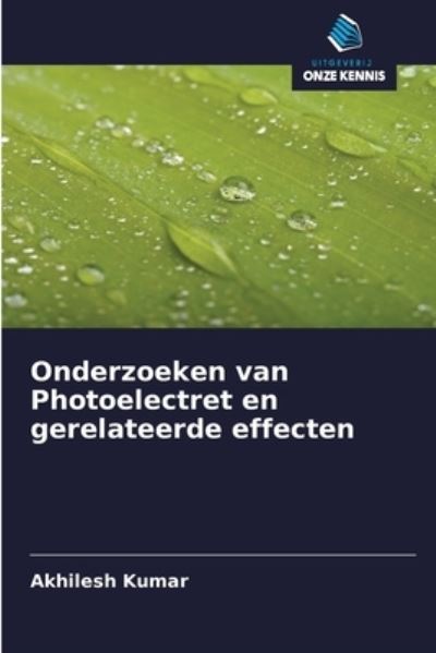 Cover for Kumar · Onderzoeken van Photoelectret en (Book) (2020)