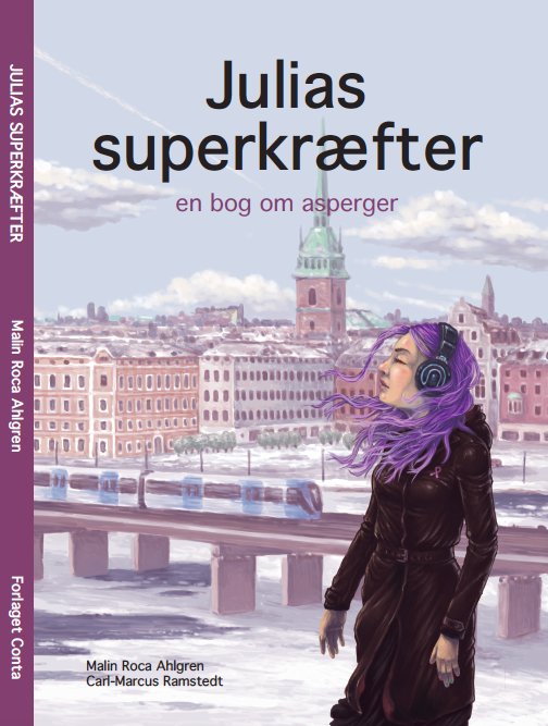 Cover for Malin Roca Ahlgren · Sejt med ADHD: Julias Superkræfter (Paperback Book) [1. Painos] (2018)