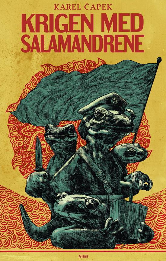 Cover for Karel Čapek · Krigen med Salamandrene (Hardcover Book) [1th edição] (2019)