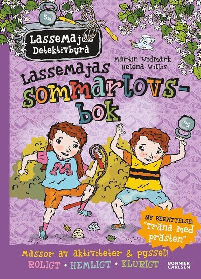 Cover for Martin Widmark · LasseMajas sommarlovsbok. Träna med Prästen (Inbunden Bok) (2023)