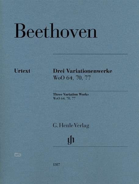 Cover for Beethoven · Drei Variationenwerke WoO 64, (Bok)