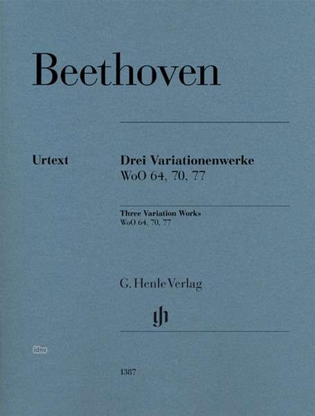 Drei Variationenwerke WoO 64, - Beethoven - Libros -  - 9790201813875 - 